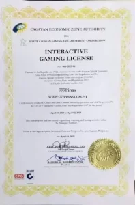 777Pinas Licensed by First Cagayan